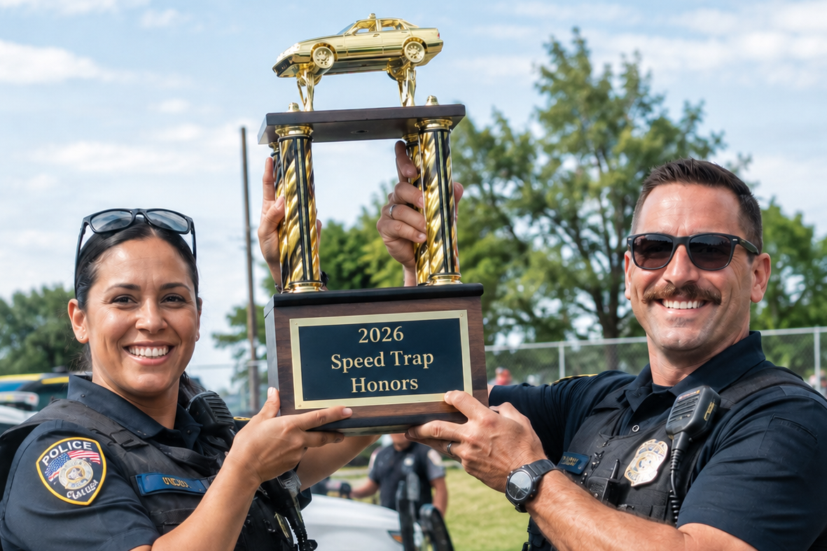 Laceyville Speed Trap Named “Speed Trap of the Year” for the Third Consecutive Year